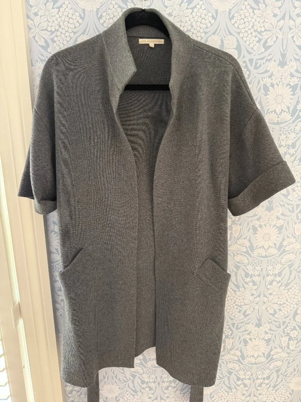 Ann Mashburn Belted Merino Wool Wrap 